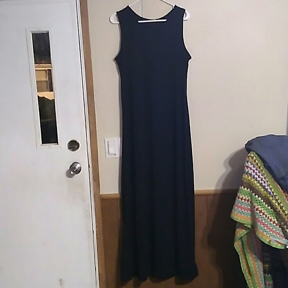 A long black dress